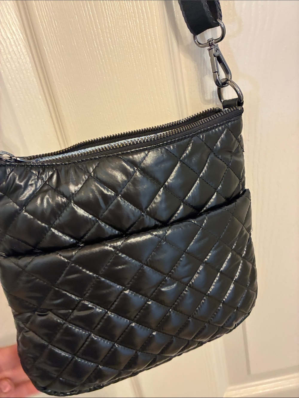 Oliver‎ Thomas Black Quilted Crossbody Bag - Picture 4 of 6